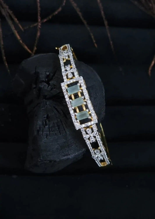 American Diamond Openable Bangles Imitation Jewellery Online | Sonaaz India