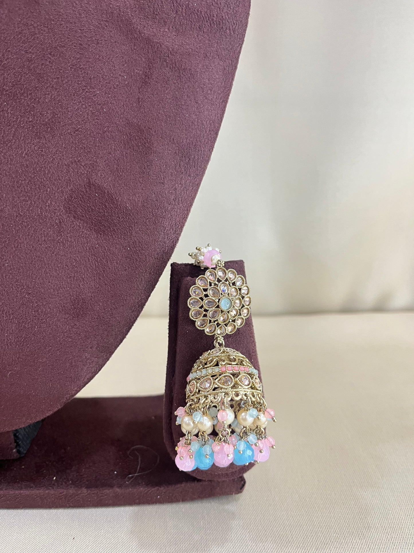 Reverse AD Choker Set - Pink & Blue