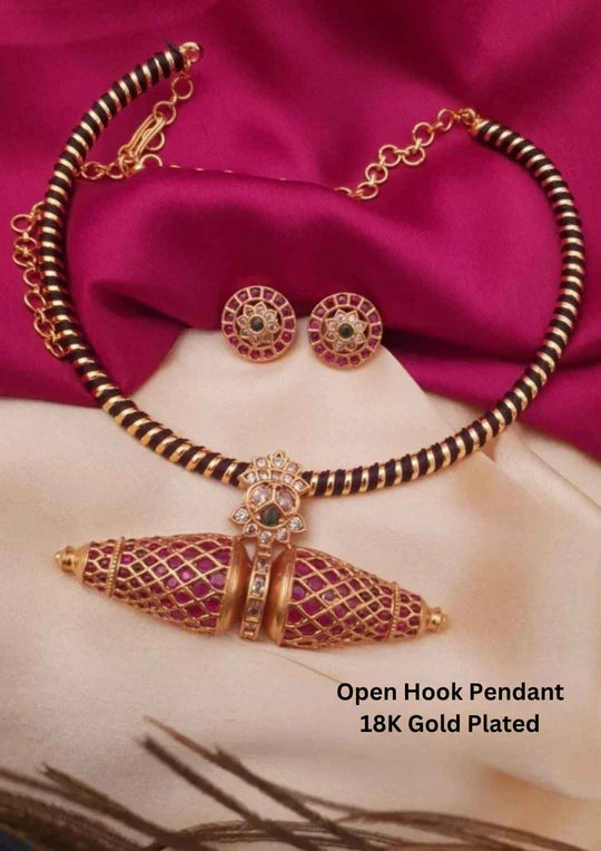 Kemp Stone Necklace Set South Indian Imitation Jewellery Online | Sonaaz Hyderabad