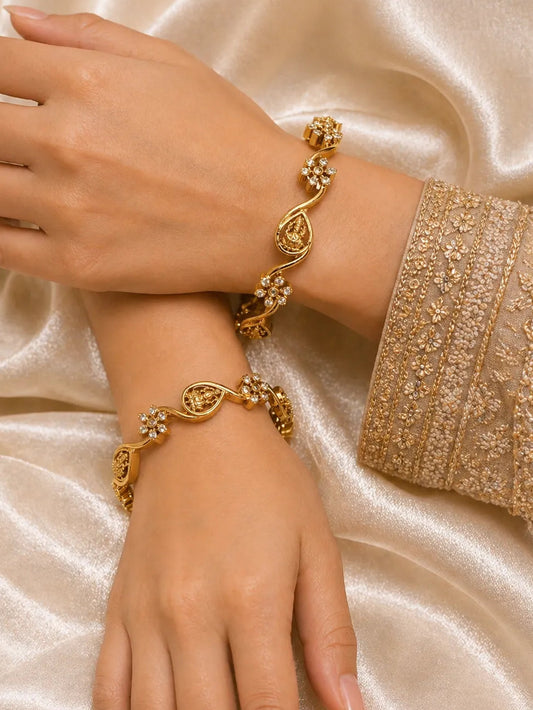 Kundan Bangles Heritage Jewellery | Sonaaz