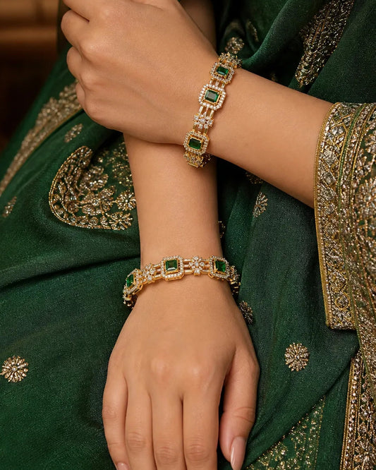 American Diamond Bangles Traditional Jewellery | Sonaaz