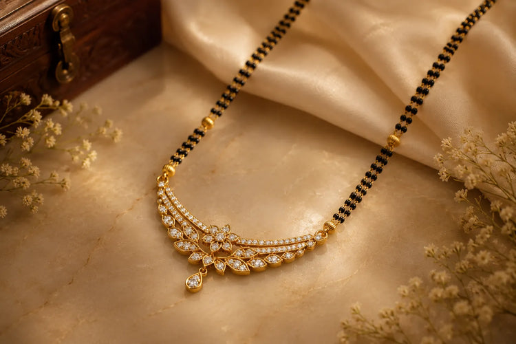 Mangalsutra Collection — Gold Plated & American Diamond | Sonaaz