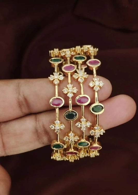 Kundan Bangles Set Imitation Jewellery Online | Sonaaz India
