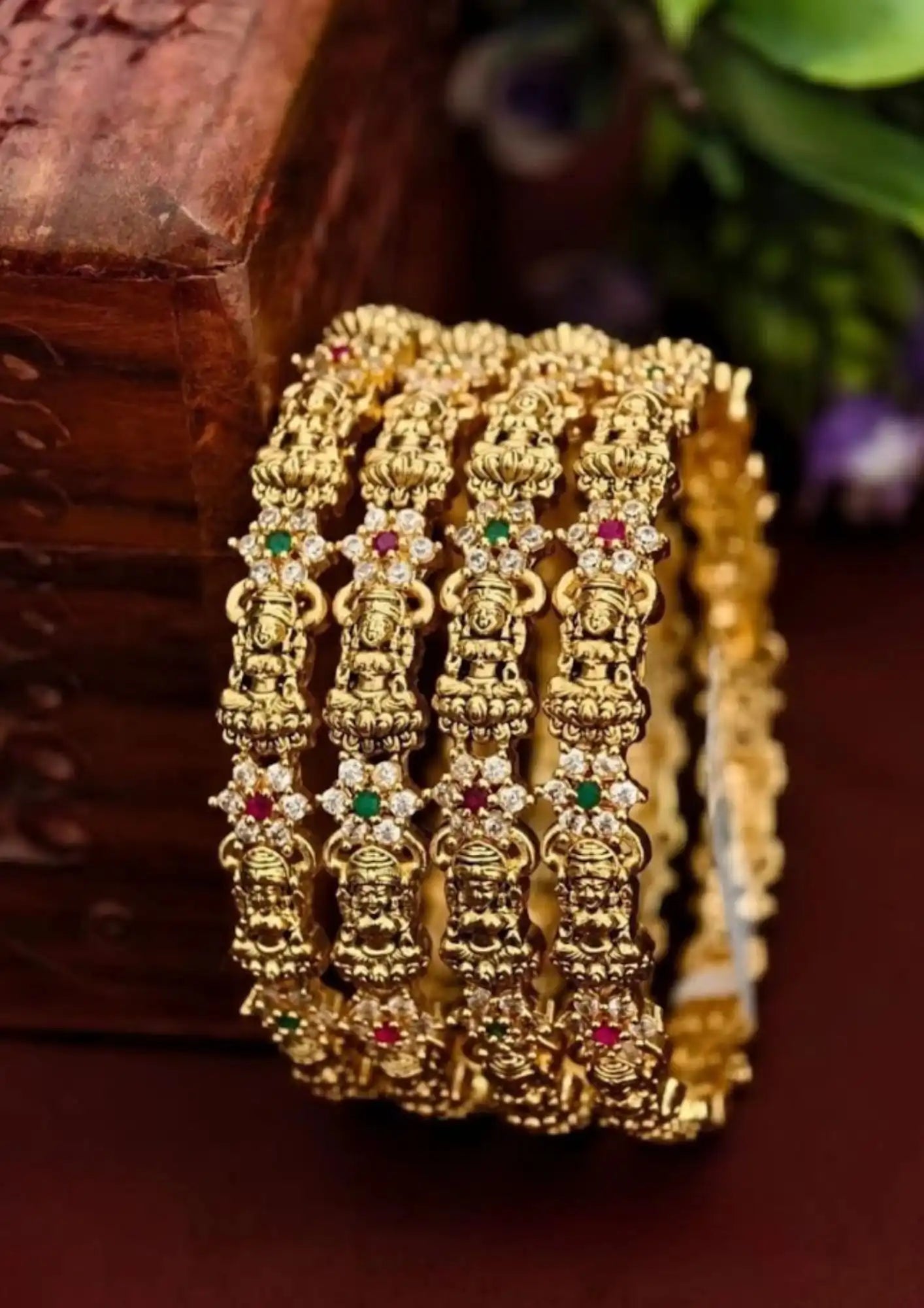 Kundan Bangles South Indian Imitation Jewellery Online | Sonaaz Hyderabad