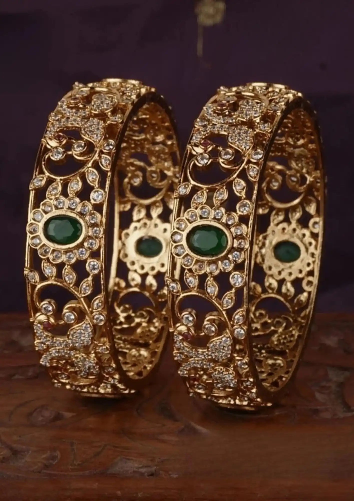 Kundan Bangles Imitation Jewellery Online | Sonaaz India