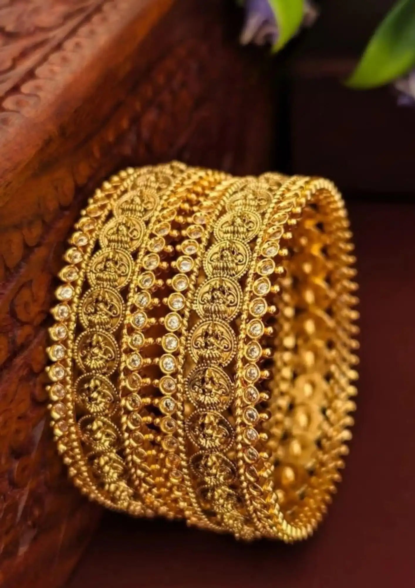 Kundan Bangles South Indian Imitation Jewellery Online | Sonaaz Hyderabad