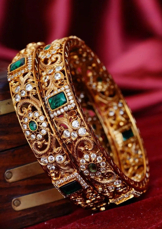 Kundan Bangles Imitation Jewellery Online | Sonaaz India