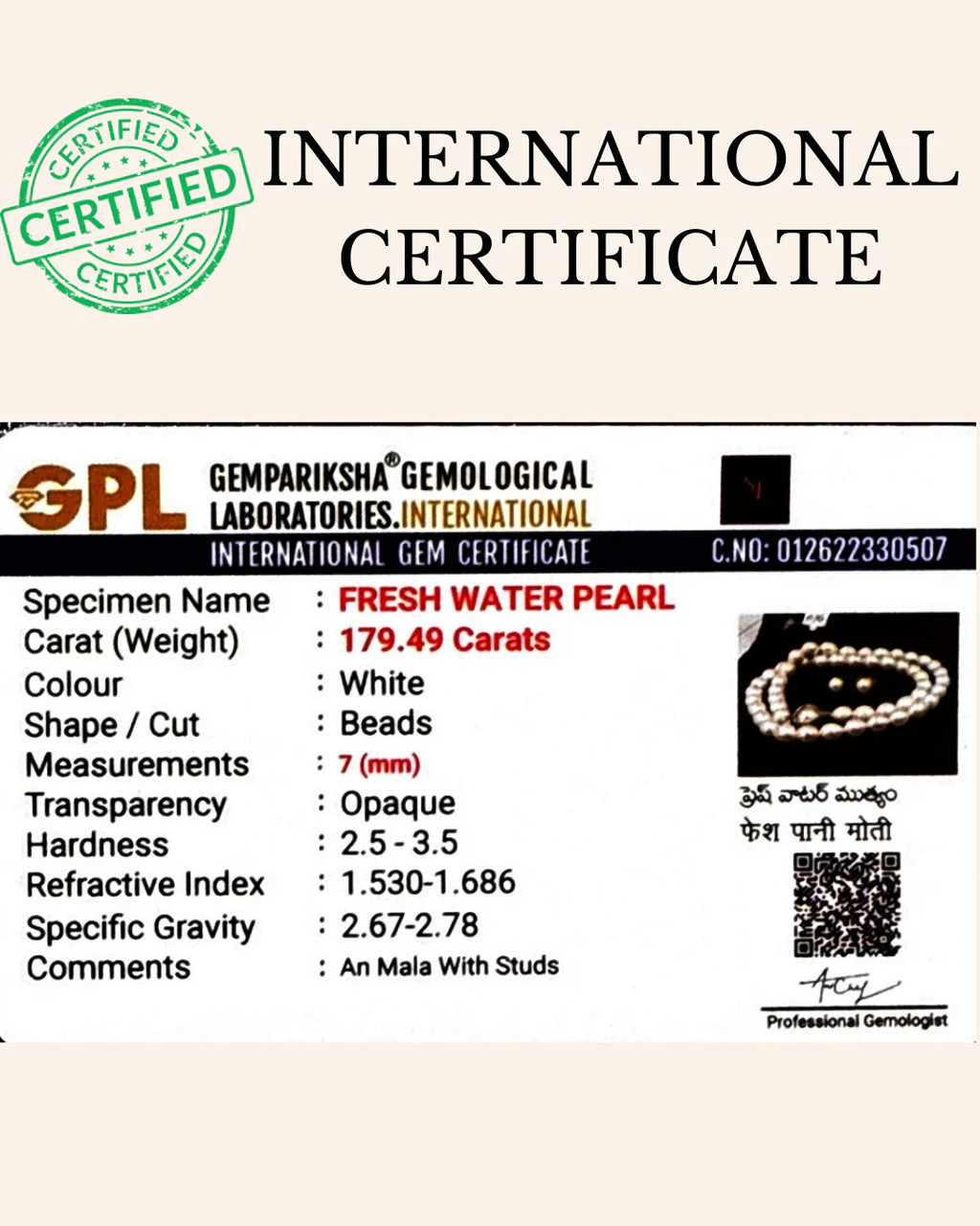 8mm Fresh Water Pearls Set