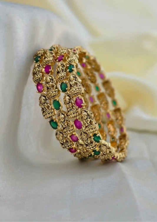Kundan Bangles Set South Indian Imitation Jewellery Online | Sonaaz Hyderabad
