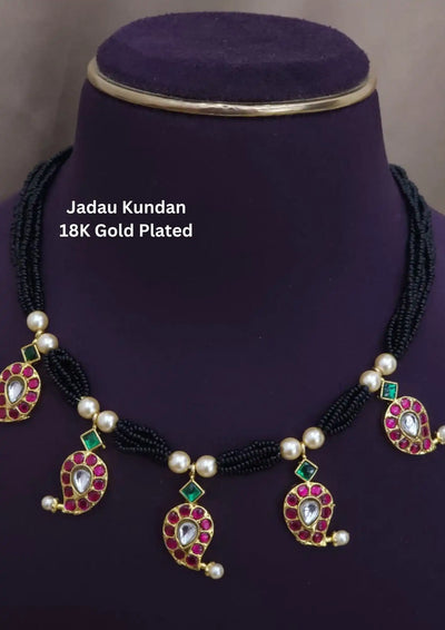 Jadau kundan 18k Gold plated Necklace