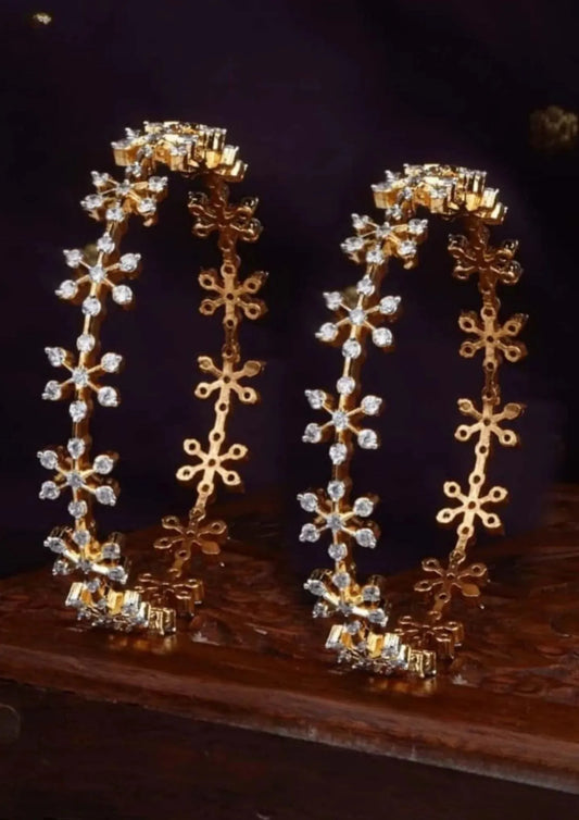 American Diamond Bangles Imitation Jewellery Online | Sonaaz India