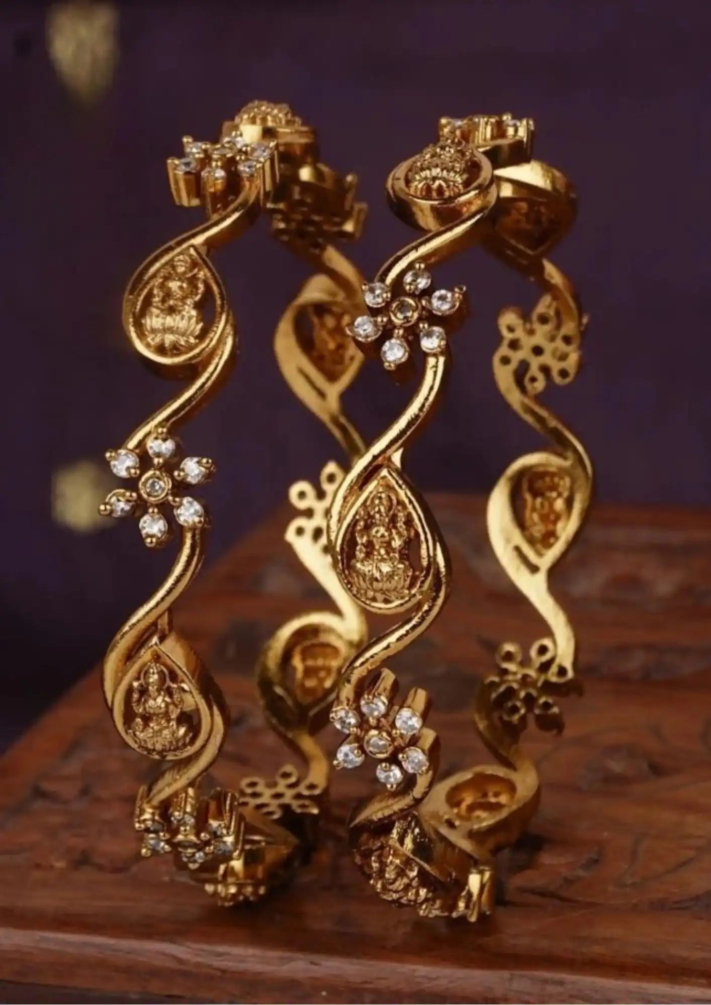 Kundan Bangles South Indian Imitation Jewellery Online | Sonaaz Hyderabad