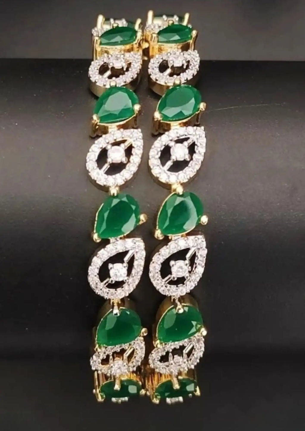 American Diamond Bangles Imitation Jewellery Online | Sonaaz India