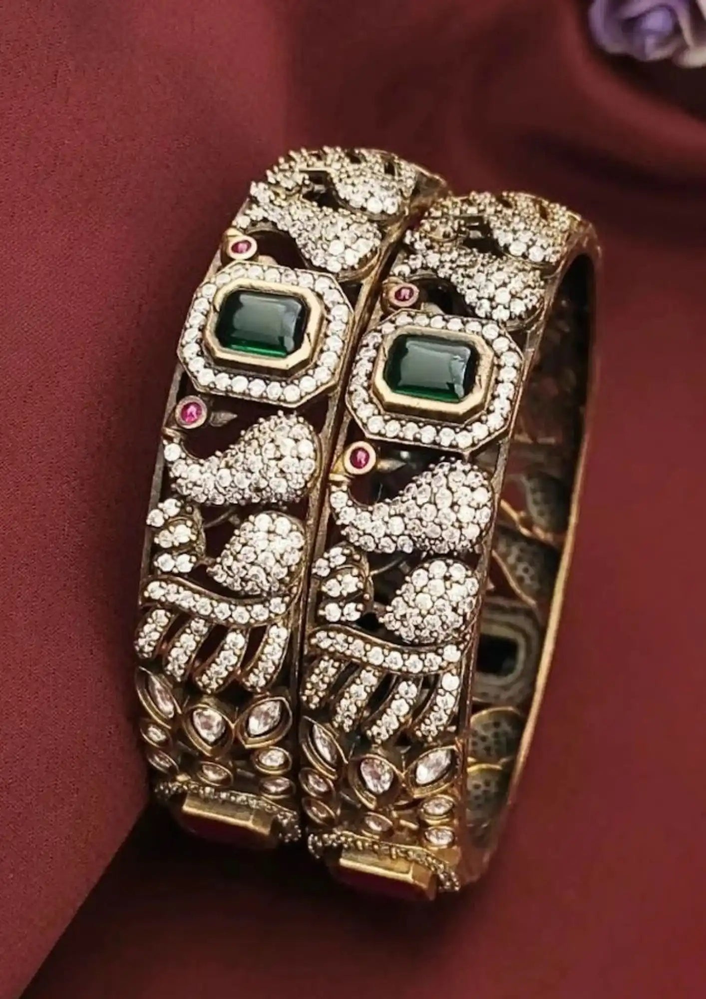 Victorian Bangles Imitation Jewellery Online | Sonaaz India