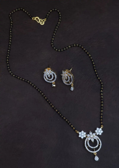 American Diamond Mangalsutra Heritage Jewellery | Sonaaz