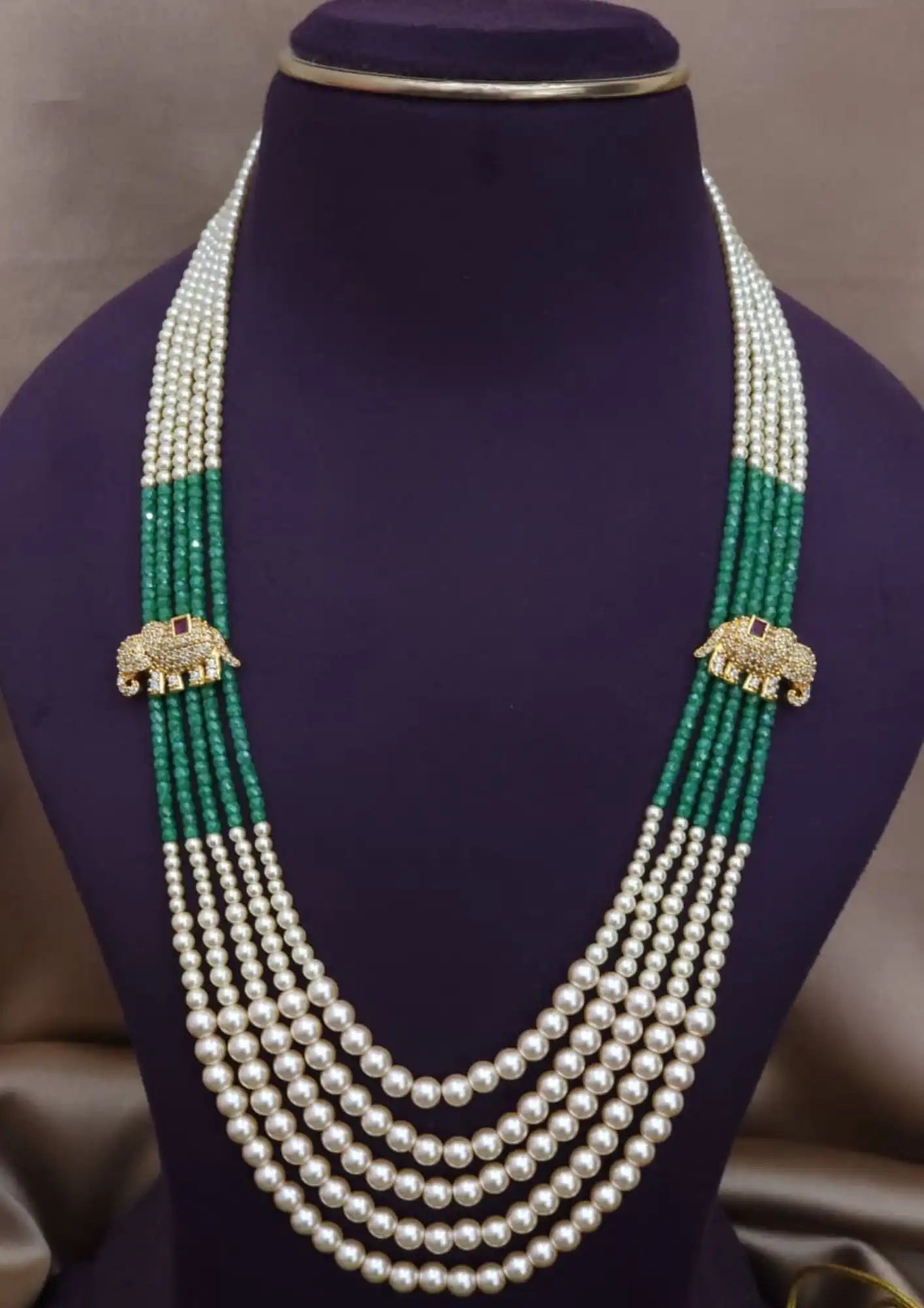 Pearl Long Haram Imitation Jewellery Online | Sonaaz India