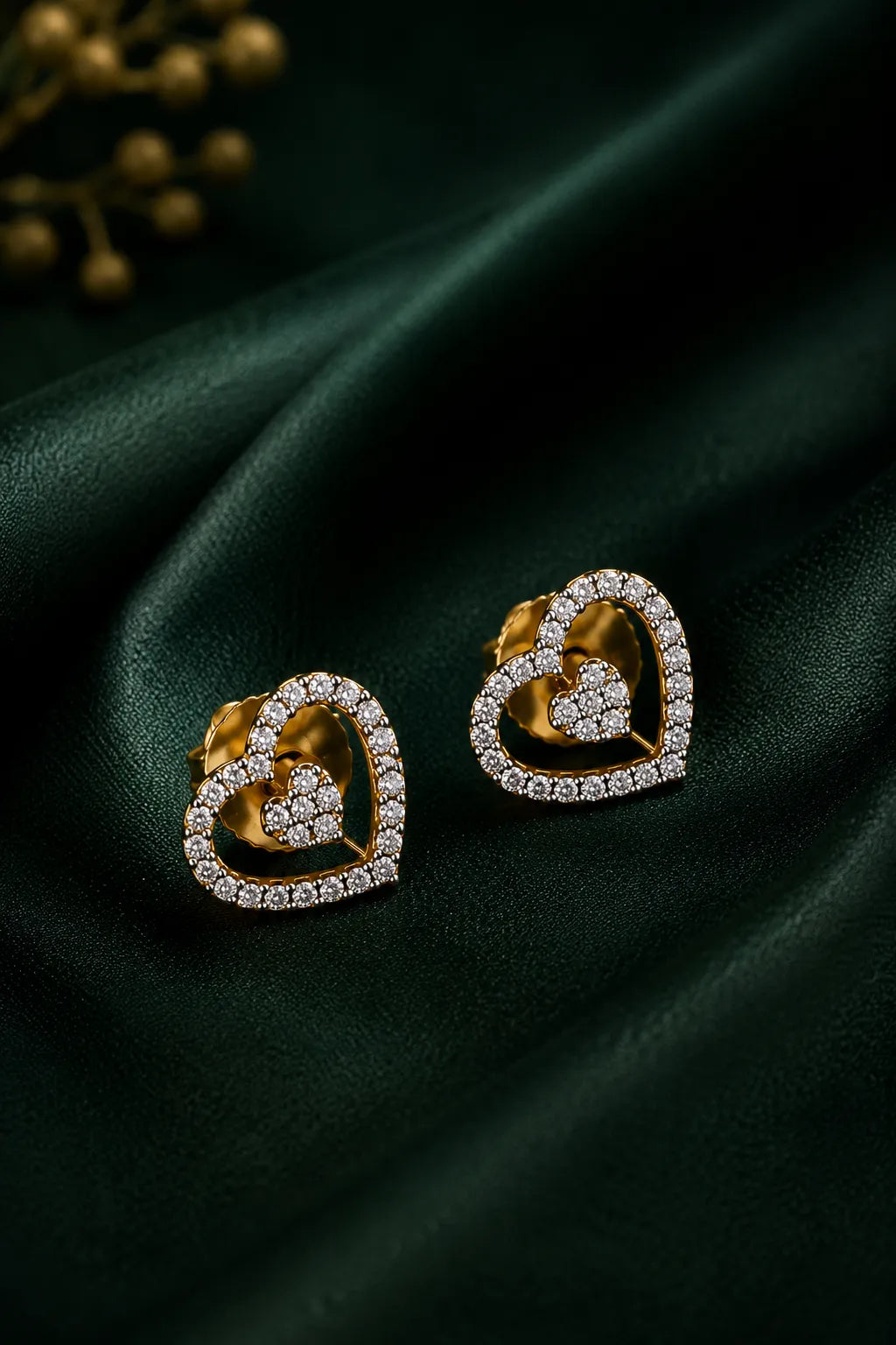American Diamond Stud Earrings for Women | Sonaaz