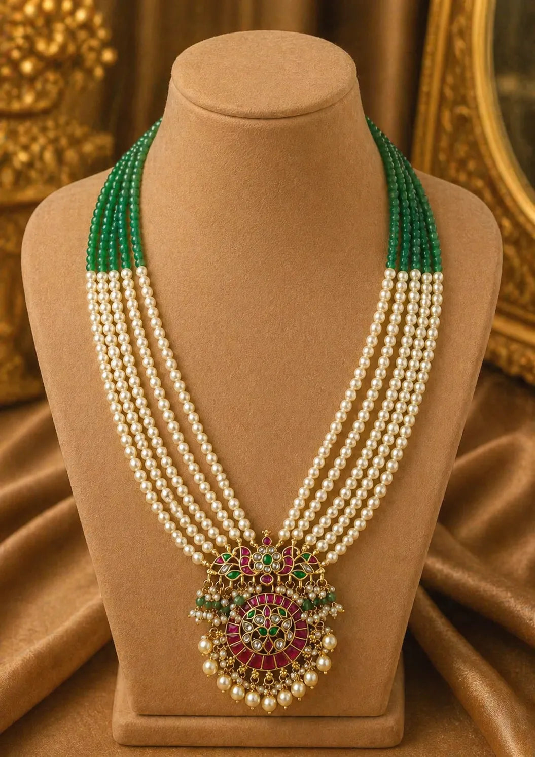 Jadau kundan gold plated rani haram