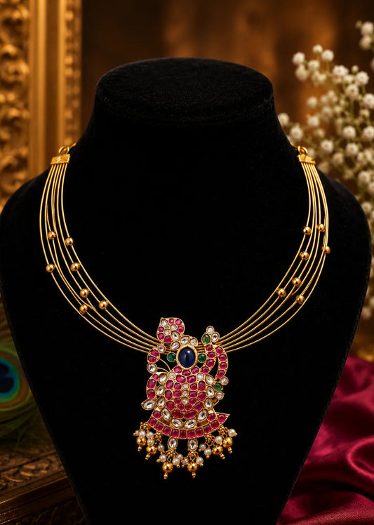 Kundan Pendant Set Heritage Jewellery | Sonaaz