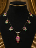 Jadau kundan invisible chain necklace
