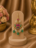 Jadau kundan gold plated mangtikka