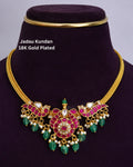 Jadau kundan 18k Gold plated Necklace