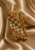 Kundan Set of 4 Bangles Set Festive Jewellery | Sonaaz