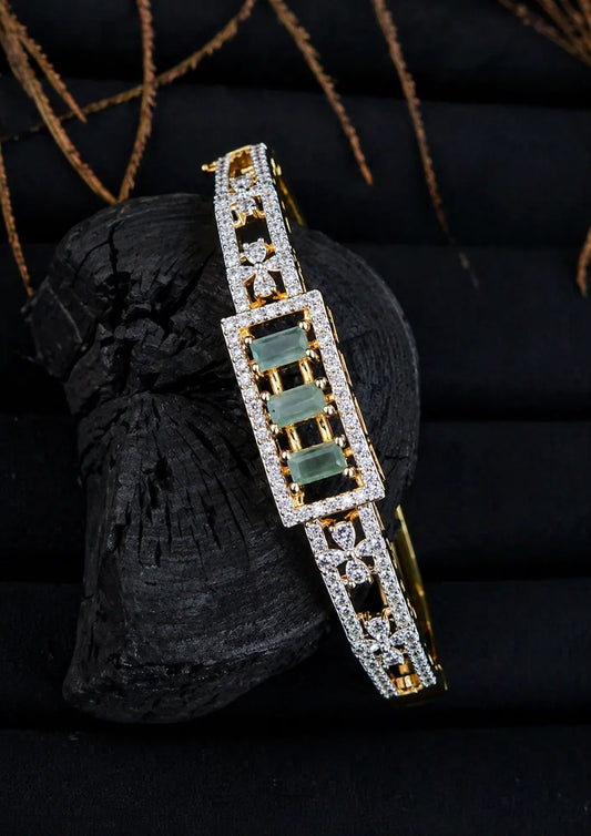 American Diamond Openable Bangles for Women | Sonaaz