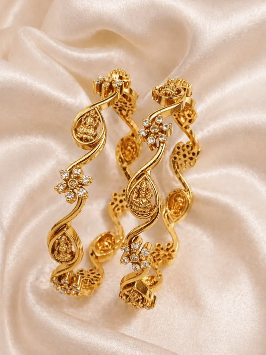 Kundan Bangles Heritage Jewellery | Sonaaz
