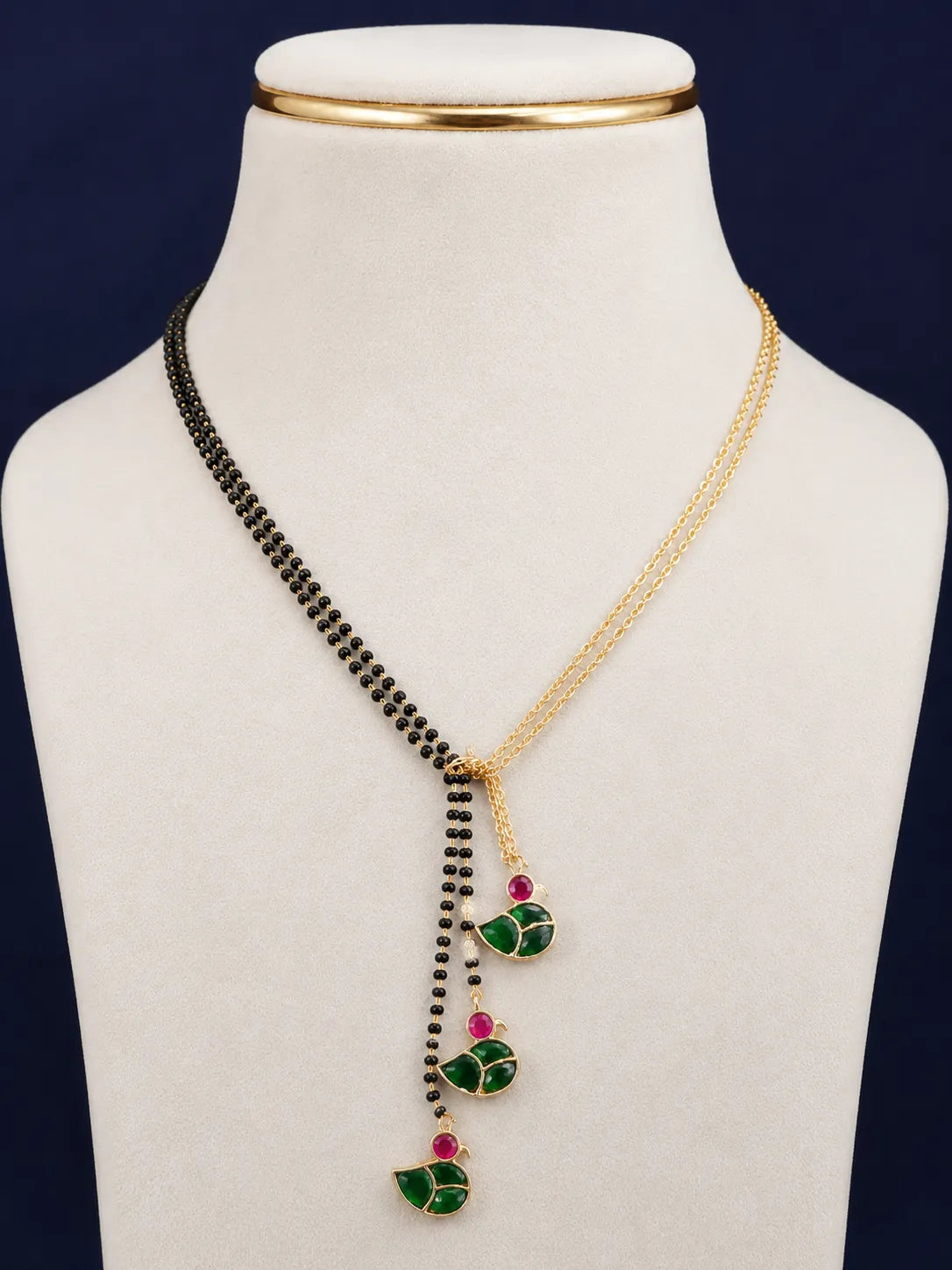 Jadau kundan 18K gold plated mangalsutra
